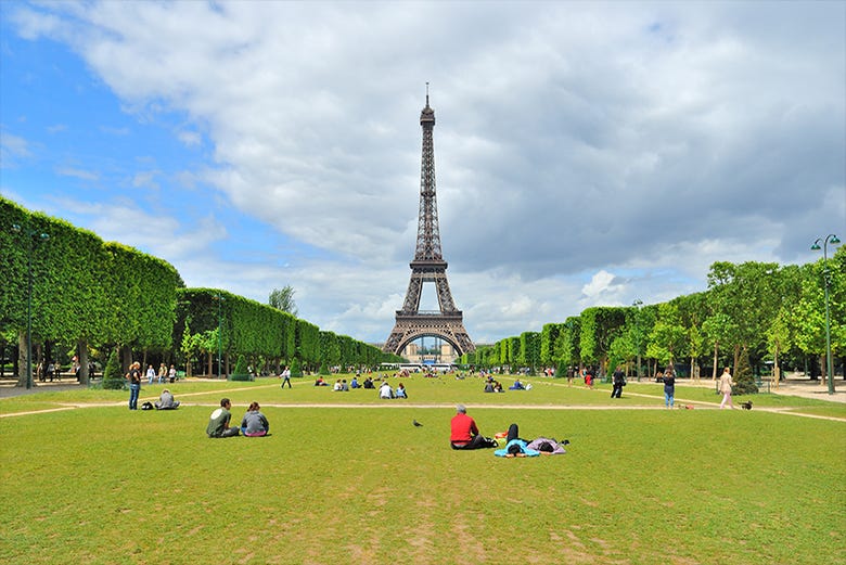 Vue panoramique sur Paris