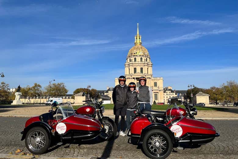 Parcourez Paris en side-car