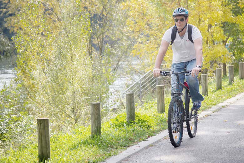 Paseando en bicicleta por Versalles