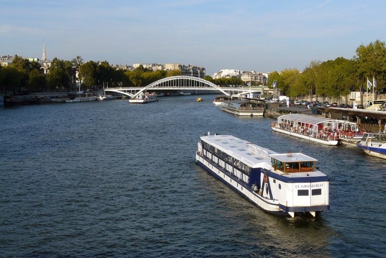 Sailing down the Seine River