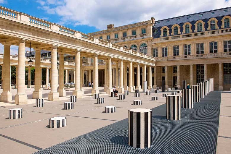 Patio del Palais-Royal en París 