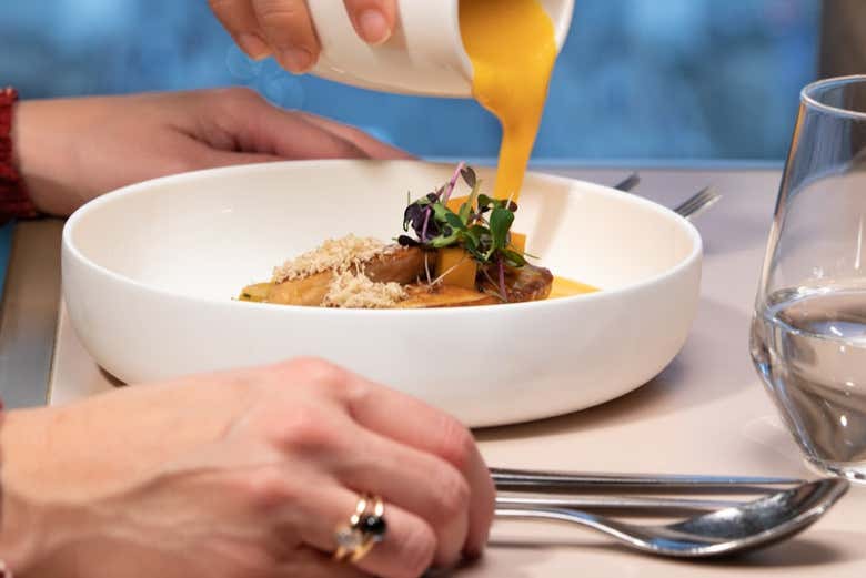 The menu has exquisite dishes