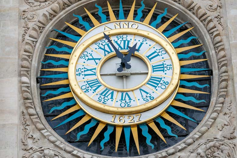 Reloj de la iglesia de Saint-Paul