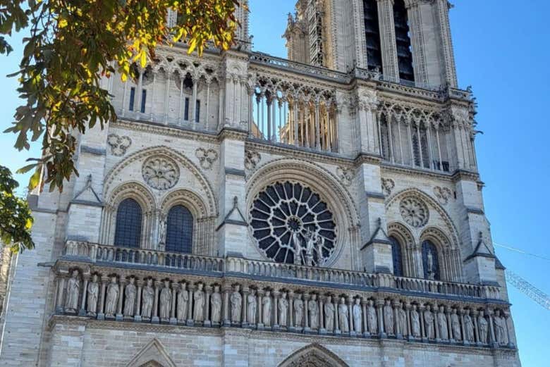 La facciata di Notre Dame