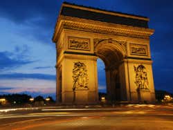 Arc de Triomphe, la nuit