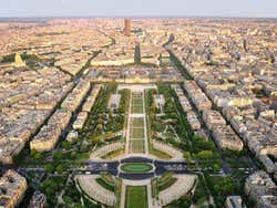Champ de Mars vu de la Tour Eiffel