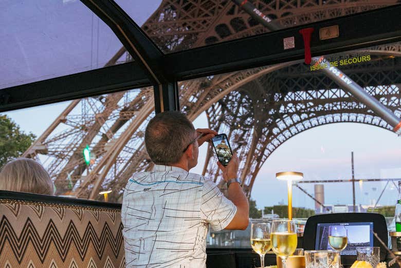 Tendréis las mejores vistas de París a bordo del bus