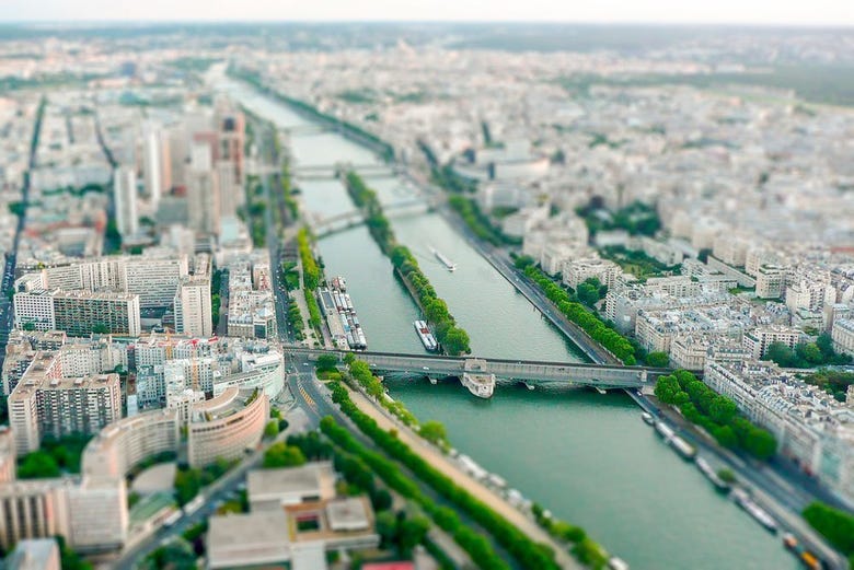 Panorama dalla Torre Eiffel