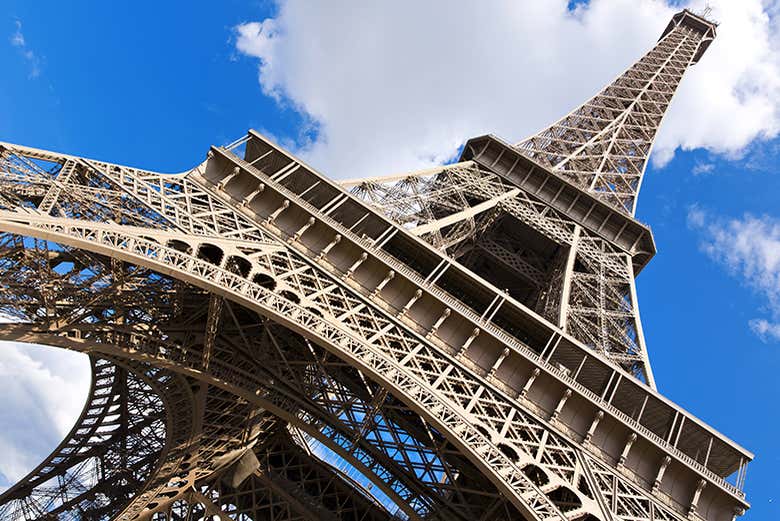 A famosa Torre Eiffel