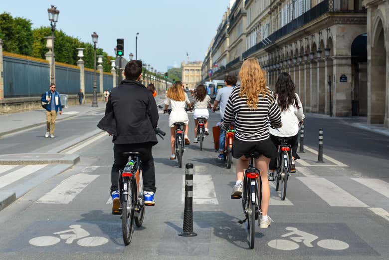 Exploraremos las calles de París en bici