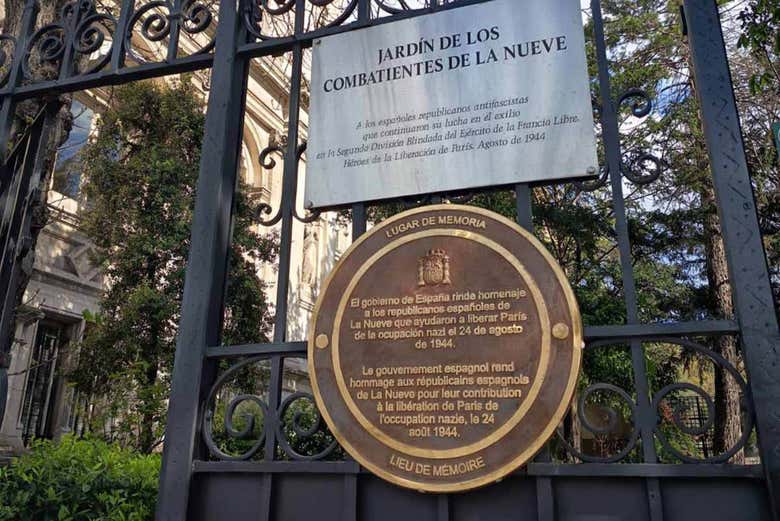 Jardín de los Combatientes de la Nueve
