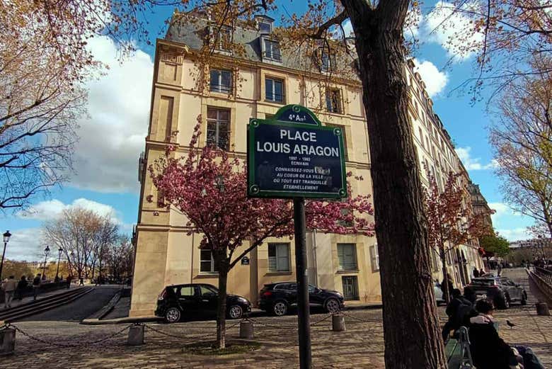Place Louis Aragon, punta occidental de la isla de San Luis