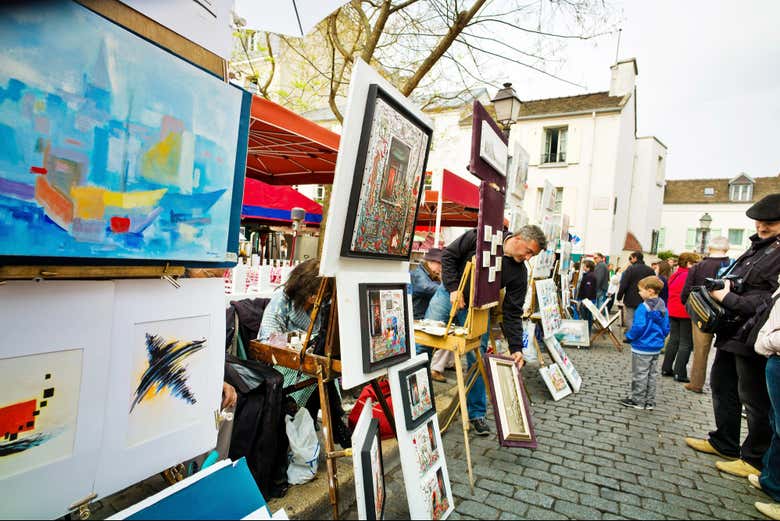 Pintores en la Place du Tertre