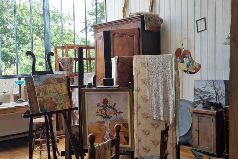 Una de las estancias del Museo de Montmartre