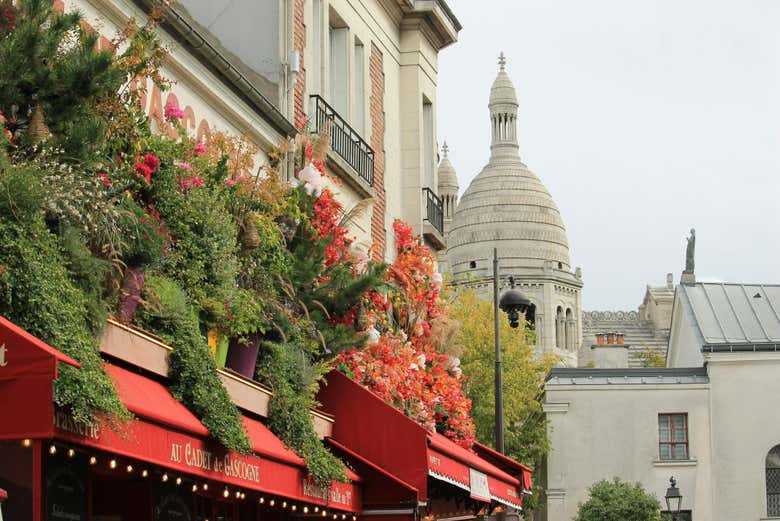 Montmartre destaca por sus pintorescas calles