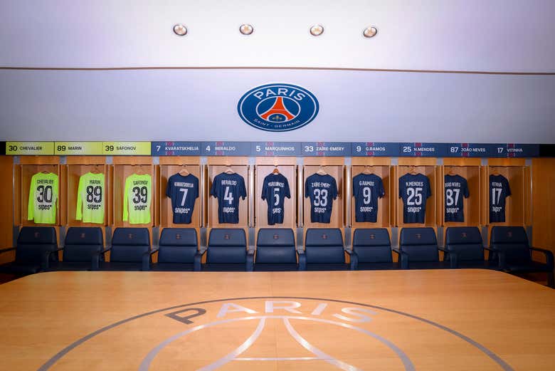 Vestuario del Paris Saint-Germain