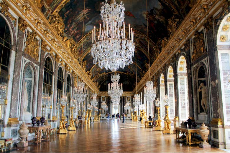 Una de las salas del Palacio de Versalles