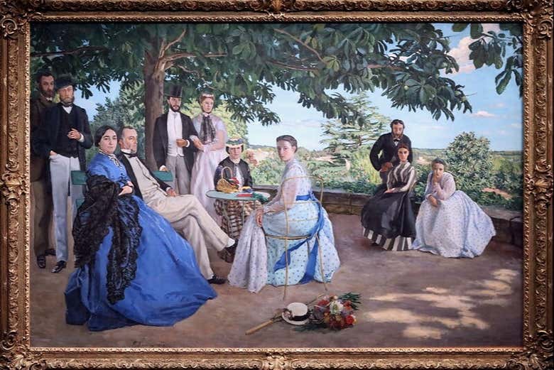 Retrato de una familia, obra de Frédéric Bazille