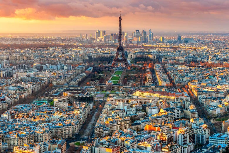 View of Paris from Tour Montparnasse