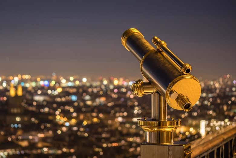 Viewpoint on the first floor of the Eiffel Tower