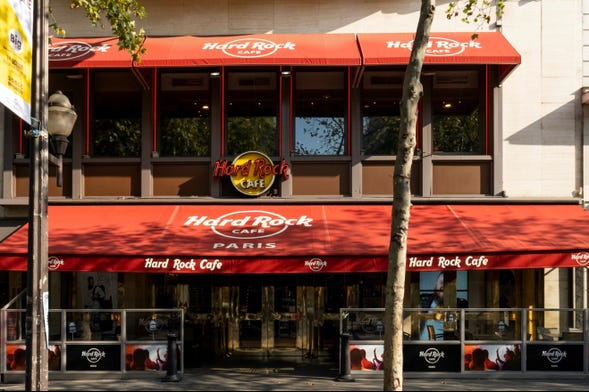 Hard Rock Cafe Paris Lunch or Dinner