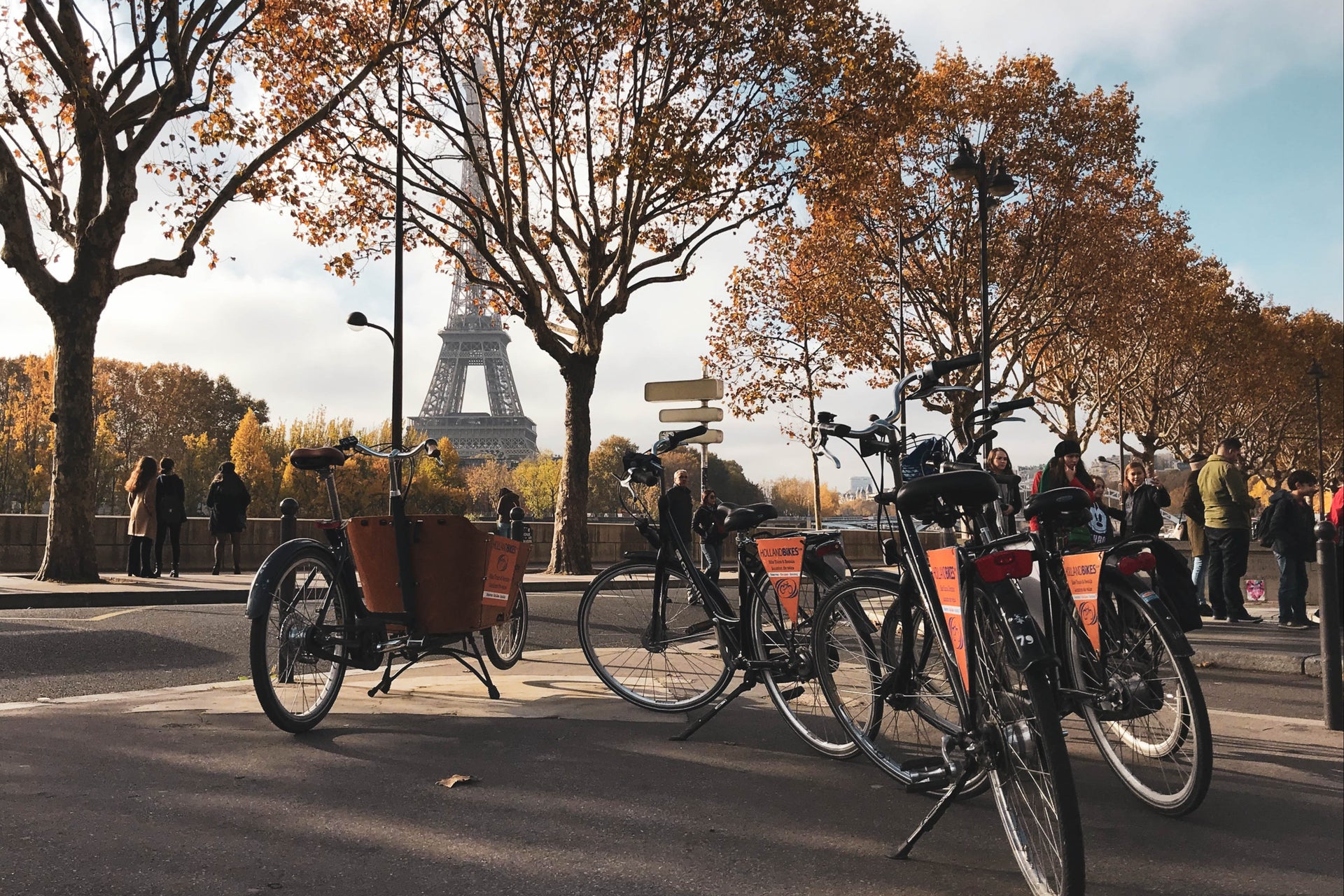 Tour en bicicleta por París