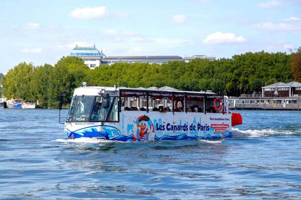 Tour de ônibus anfíbio por Paris