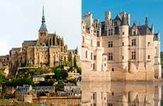 Mont Saint Michel y Castillos del Loira en 2 días