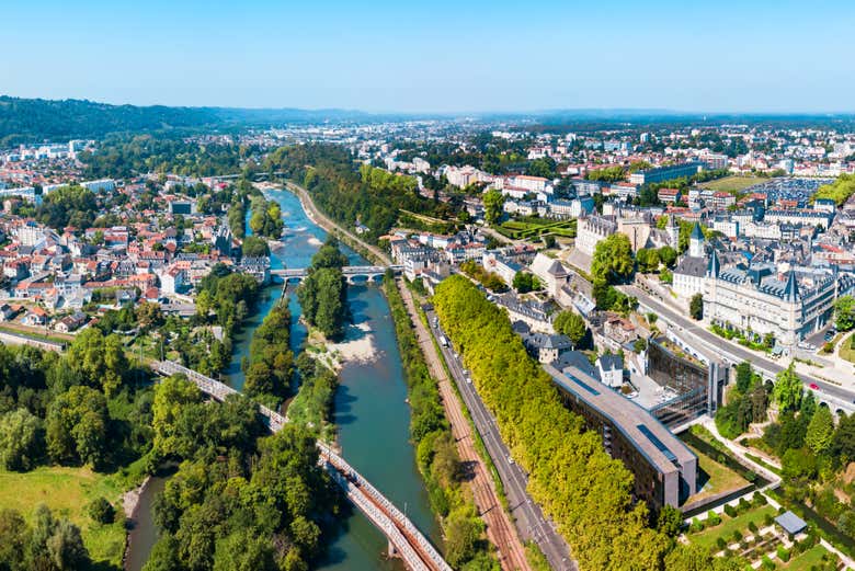 Panorámica de Pau