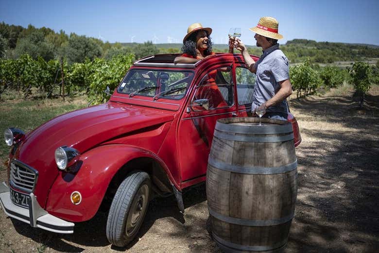 Tour de vinhos de Citroën 2CV