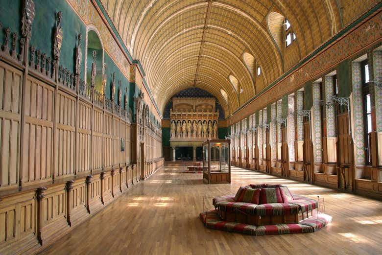 Hall of Knights in the Chateau de Pierrefonds