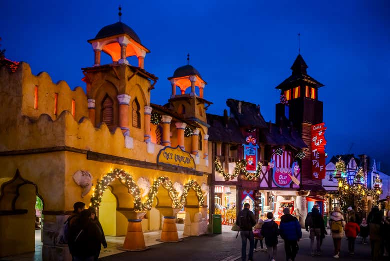 Campamento navideño de los galos