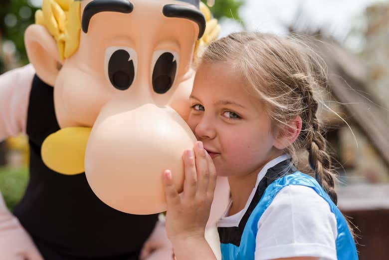 Una foto con Astérix
