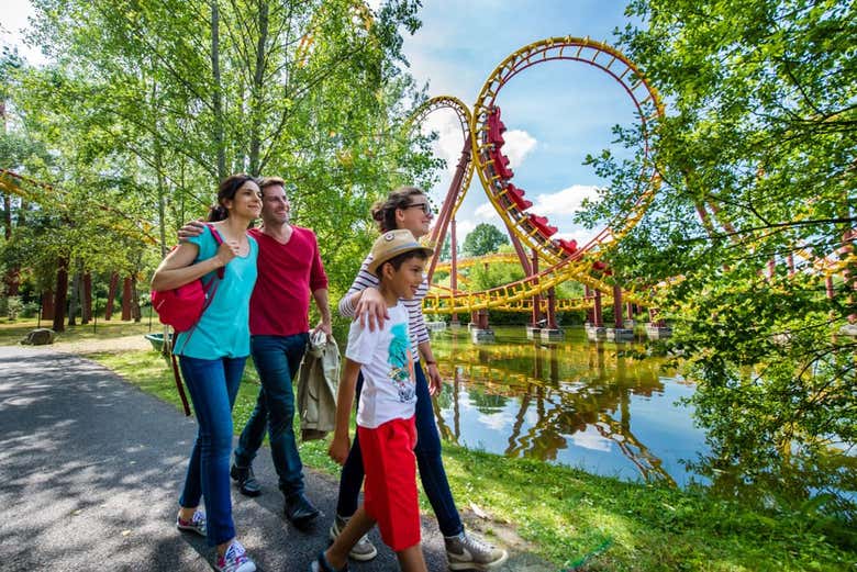 Disfrutando del Parque Astérix