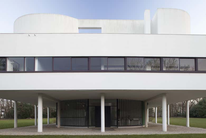 Fachada de Villa Savoye