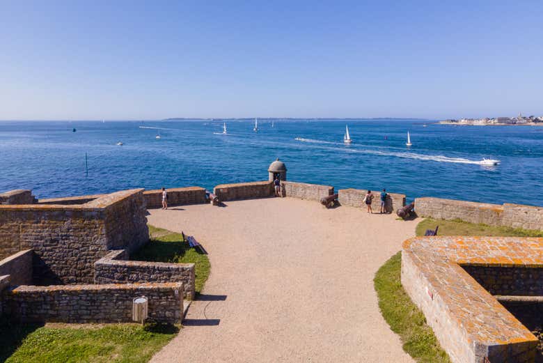 Vistas desde la ciudadela de Port-Louis