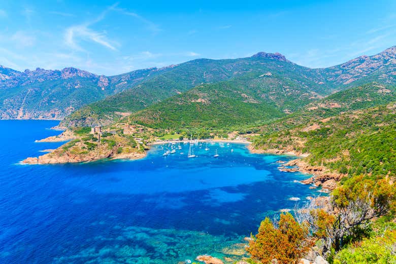La baie du golfe de Girolata