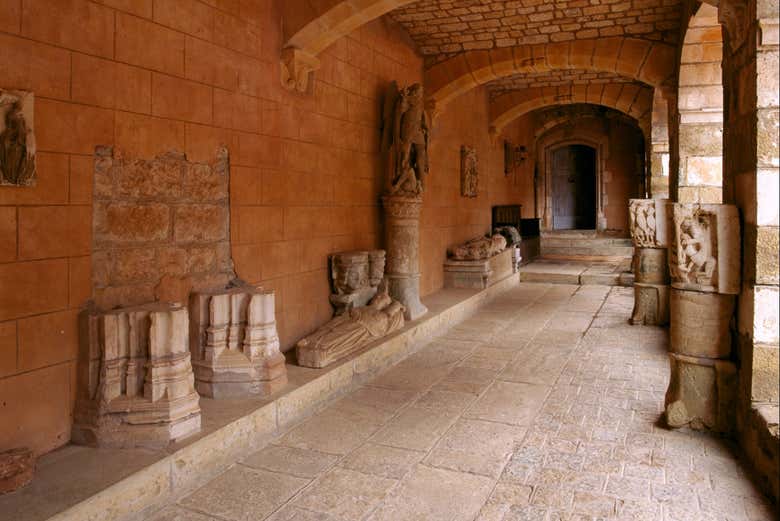 Uma das galerias do castelo
