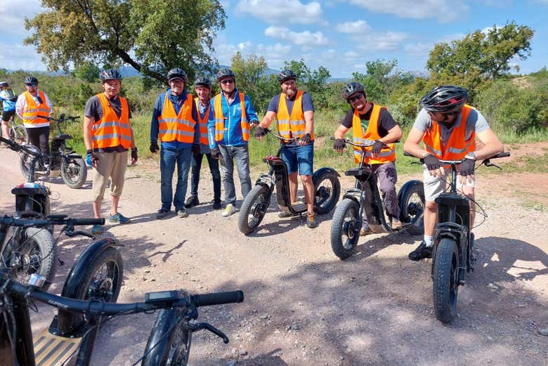 Recorreremos el Var en patinete eléctrico todoterreno