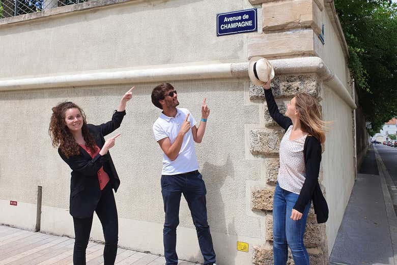 Visita all'Avenue Champagne