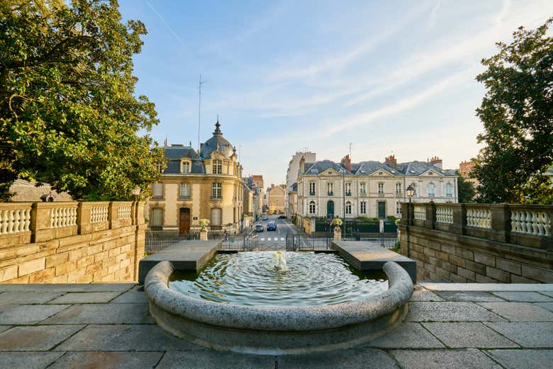 Entrée du parc du Thabor de Rennes