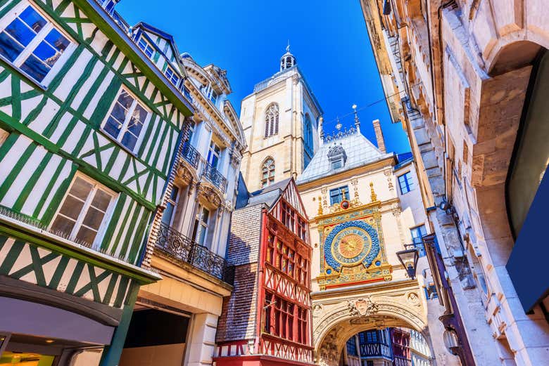 Centre historique de Rouen avec le Grand-Horloge