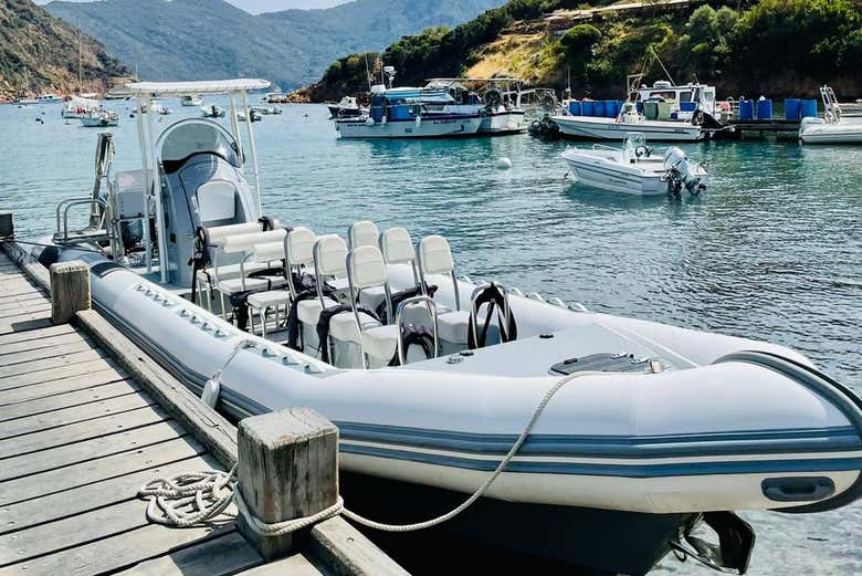 Bateau prêt pour la traversée