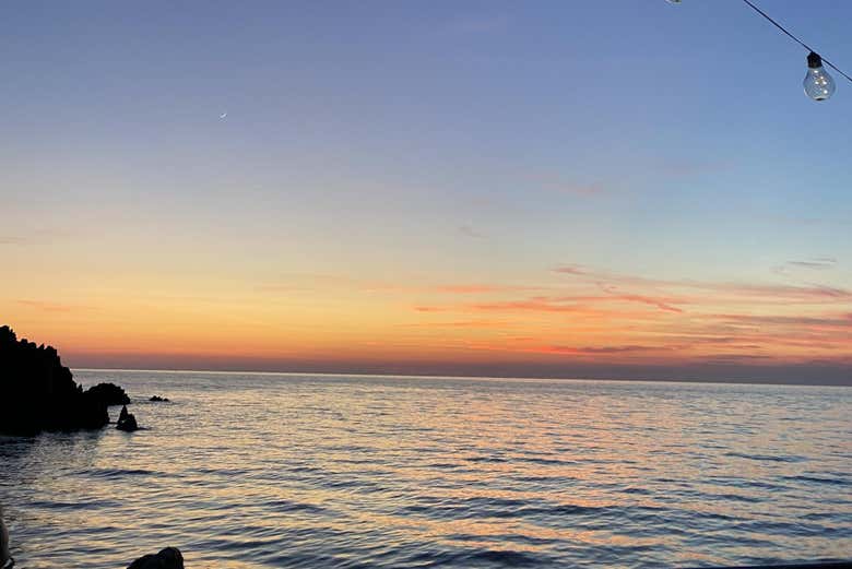 Sunset in the Corsican Mediterranean