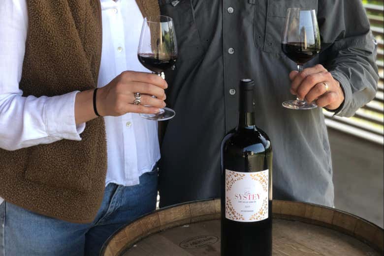 Probaréis los delicados vinos de Clos Systey