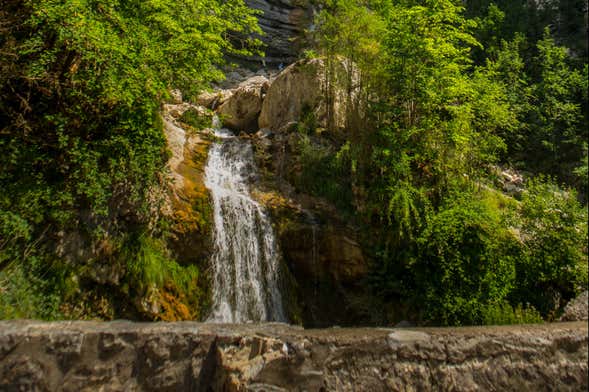 Canyoning at Acouges Canyon