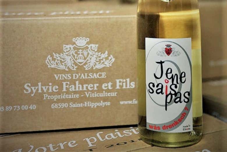 One of the wines we'll taste