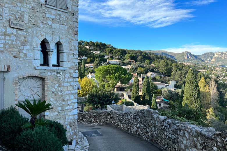 Take in sweeping views over the Provençal countryside