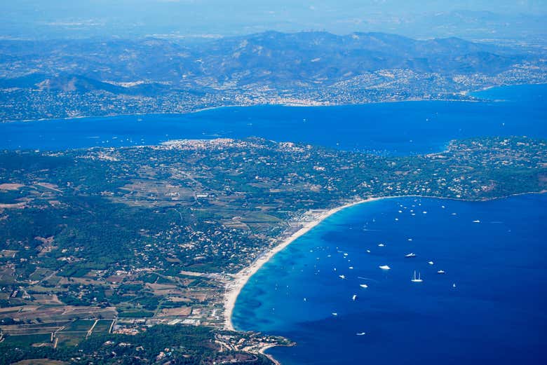 Panorámica del golfo de Saint-Tropez