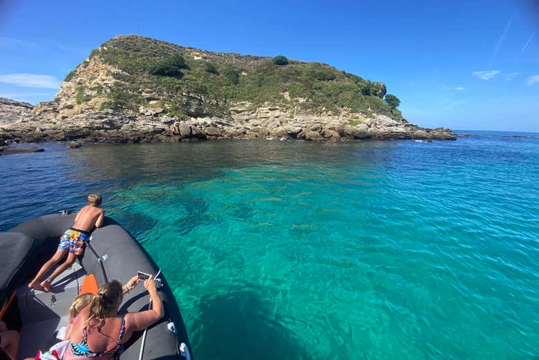 Enjoy this boat tour of the Basque Coast
